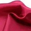 25PCS Square Satin Table Napkin 30cm Pocket Handkerchief Cloth For Wedding Decoration Event Party el Home Supplies White Red 220610gx