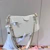 Avondtassen Eenvoudig zakje op strap mini -tas voor vrouwen lederen hobo mobiele telefoon pocket portefeuilles cross body portemonnee ontwerper handtassen lady portemonnee luxe tassen