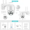 5.0MP WiFi IP Câmera IP Outdoor Ai Detecção Humana Rastreamento Auto PTZ Câmera 1080p Color Ir Night Vision Home Security Câmeras CCTV