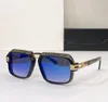 Vintage carré 6004 lunettes de soleil pour hommes Olive cristal vert clair dégradé Hip hop lunettes nuances soleil UV400 lunettes