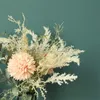 INS New Artificial Flowers High Quality Silk Dandelion Eucalyptus Hybrid Bouquet Wedding Home Decoration False Flower 20220607 T26829332