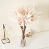 Decorative Flowers & Wreaths 50cm Artificial Dandelion Rime Flower White Wedding Party Decoration Bouquet Home Living Room Arrange DIY Fake