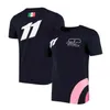 셔츠 F1 레이싱 포인트 팀 티셔츠 짧은 슬리브, 자동차 라운드 넥 티셔츠, 같은 스타일은