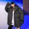 Damskie palenie parkas m-5xl w rozmiarze zimowym płaszczem z kapturem Wodoodporna ciepła puffer kurtka Parka Koreańska moda ubrania streetwearu luci22