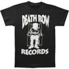 Divertente T Shirt Uomo Novità Maglietta Death Row Records T-shirt bianca maglietta in cotone da uomo t-shirt moda estiva euro taglia 220505