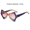 Sonnenbrille Muster Frauen Modedesigner Retro Funny Party UV400 Luxus Großesalesunglasses