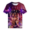 Camiseta Juice Wrld 3D Masculina Feminina 999 Estampada Casual Manga Curta Harajuku Streetwear Camiseta Plus Size 5xl5011770