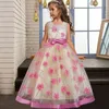 Girl's Dresses 3-14 Years Flower Girl Dress Costume Kids For Prom Childrens Teen Clothing Party Princess Wedding VestidosGirl's