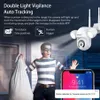 WIFI 5MP / 3MP 2MP Tuya Flutlicht Hof Beleuchtung Kamera AI Mobile Erkennung Outdoor Sicherheit Schutz CCTV Kamera