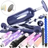 FREDORCH Mitragliatrice sessuale con grosso dildo, macchine automatiche per donna, vibratore retrattile con 8 accessori 220514