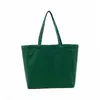 17 colori grandi borse per la spesa in tela bianca eco riutilizzabile borsa a tracolla pieghevole borsa tote borsa in cotone FY3832 0809