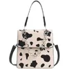 2022 spring women's bag versatile ins messenger cow pattern single shoulder bag fashion chain flip design small bag Retro
