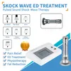 Ed Behandlingsmuskel Smärta Relief Radial Shock Wave Therapy Shockwave Akustiskt fysiskt instrument för sportskada407