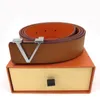 Men Designer Belt Classic Fashion Luxury Luxualy Leather Smooth Buckle Womens Mens Leather Belt Width 3.8cm