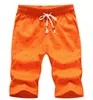 Shorts de verão homens joelhos de joelho respirável tamanho grande estilo praia novo estilo moda casual calças simples