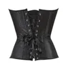 Bustiers Corsets Женщины Corset Sexy Sleim Burlesque Satin Body Shaper без бретелек и Bustierbustiers