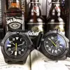 Mechanical Diar Mens Full Black Watch Silikon Automatyczne zegarki 5 atm Wodoodporny wskaźnik Luminous Montre de Luxe 9HG2