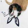 1pc fyrkantig silke halsduk kvinnor mode crinkle crumple satin halsdukar damer veckade foulard femme sjal bandana handduk