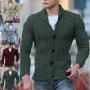 Geweldige revers Slim Fit Autumn Sweater Warme trui gebreid voor dating L220801