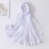 2022 Lace sjaal hijab voor vrouwen moslimhoofdscarf Maleisië hijab turbans vrouwelijke hoofd wraps sjaals foulard femme