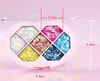 CmaaDu 7 Color Glitter Eyeshadow Palette Powder Face Body Shimmer Gel Shadow Festival Party Eye Makeup Waterproof Cosmetic