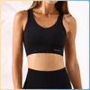 Yoga Outfit Women Sport Bra Brassiere White Crop Top Woman Bras Tank Tops Mesh Back Breathable Underwear Ladies Bralette