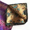 Chusteczka 66 Color Men Hanky ​​kieszeni chusteczka jedwabny Hankerchief Flower Paisley Floral Wedding Party for Man Akcesoria