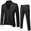 Mäns kostymer Business Slim Formal Tops Vest Trousers Tre-Pipe Suit Business Wear