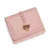 Leather Three Fold Wallet Women's Wallet Folding Top Leather Short Wallet Women 220712