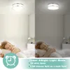 Romwish LED 천장 조명기구 30W 10 인치 어두운 플러시 마운트 마운트 조명 리모컨 3000-5000K 침실 부엌 욕실 계단을위한 교체 가능