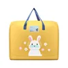 Quilt storage bag cartoon portable water-repellent and moisture-proof children's sorting clothes moving bags 4 colors 3 sizes CCE13827
