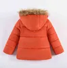 Осенняя зимняя молочная куртка для мальчиков сохранить теплую классическую куртку с капюшоном на молнии на молнии верхней одежды 2-5 лет рождения детская одежда J220718
