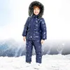 Kinderen Winterkleding Set Baby Boy Girl Skisuit Children Parka Coat Baby Snowsuit Jacket voor meisjes Kinderkleding 1-4 jaar J220718