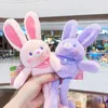 2022 nouveau lapin en peluche poupée créative pull-oreille peluches jouet enfants cadeau