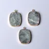 Colares pendentes de 3cm Natural Dalmation Labradorita Imagem Jaspers Charme de Pedra para Jóias Brincho de Colarring Diypend Diypend