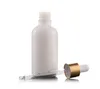 White Porcelain Essential Oil Perfume Bottles e Liquid Bottles Reagent Dropper Aromatherapy Bottle 5ml-100ml Wholesale SN4308