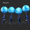 Ходячие светодиодные надувные медузы шариковой баллон Парад Парад Animal 3M Blue Blow Up Mrellish Marionette для мероприятия