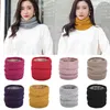 Winter Scarf For Women Children Baby Warm Cotton Brushed Knit Neck Warmer Circle Ski Climbing Scarves Men Wholesale