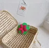 Koreańska torebka dla niemowląt Girl Fure Flower One ramię Messenger Bag Fashion Princess Coin Torebka