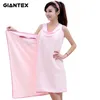 GIANTEX Bathroom Women Microfiber Bath Towels for adults Wearable Beach Towel Bath Wrap Towel Bath Gown serviette de bain toalha T200529