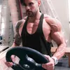 Varumärke kroppsbyggande stränger tank top män muskulering solid Vest Gym Kläder Fitness Män Undertröja Blank Tank ärmlös skjorta 220621