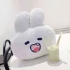 韓国の白いコーナー歯バニービッグヘッドピローキスマウスハートアニメフィギュア人形バレンタインデーJ220704