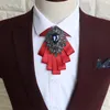Bow Lays Luxury Mujeres Mujeres Oficina de Negocios Club de bodas TITA Cravat Accesorios British Aley Bling Rinestone Ribbon