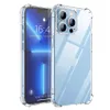 Coque de protection arrière en Silicone TPU, étui Transparent résistant aux chocs pour iPhone 11 12 13 14 Pro Max X Xr Xs Max 8 7 6s Plus