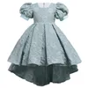 Mädchen Baby Weihnachten Paillettenkleid farblich passend zur Kuchenkommunion Party Langarmkleid Hochzeit Brautjungfer 220422