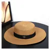 marca de moda chapéu de abelha palha de lazer ao ar livre de verão praia feminina para mulheres 220712
