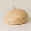 Ny mode barnfjäder och sommar avslappnad retro naturliga raffia basker hattar målare hatt grossist j220722