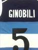 SJZL98 # 5 Manu Ginobili Team Argentinië Navy Blue Genesnn Retro Throwback Basketball Jersey Pas elk maatnummer en de naam van de speler aan