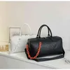 Women Weekend Duffle Bags Night Fitnessstudio Sport wasserdichtes Luxus -Print -Design -Reisetasche Leder Duffle Bag 220630