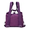 100 Stück Rucksack Damen Nylon einfarbig große Kapazität multifunktionale wasserdichte leichte tragbare Umhängetasche